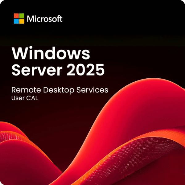 Vente Licence Microsoft Windows Server 2025 RDS User CAL (Client Access License) neuf ou occasion ref : DG7GMGF0PWHB-0004